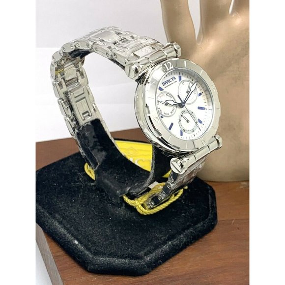 Invicta Women's Watch 24427 Subaqua Silver Tone Stainless Quartz MOP White Dial - Picture 12 of 12